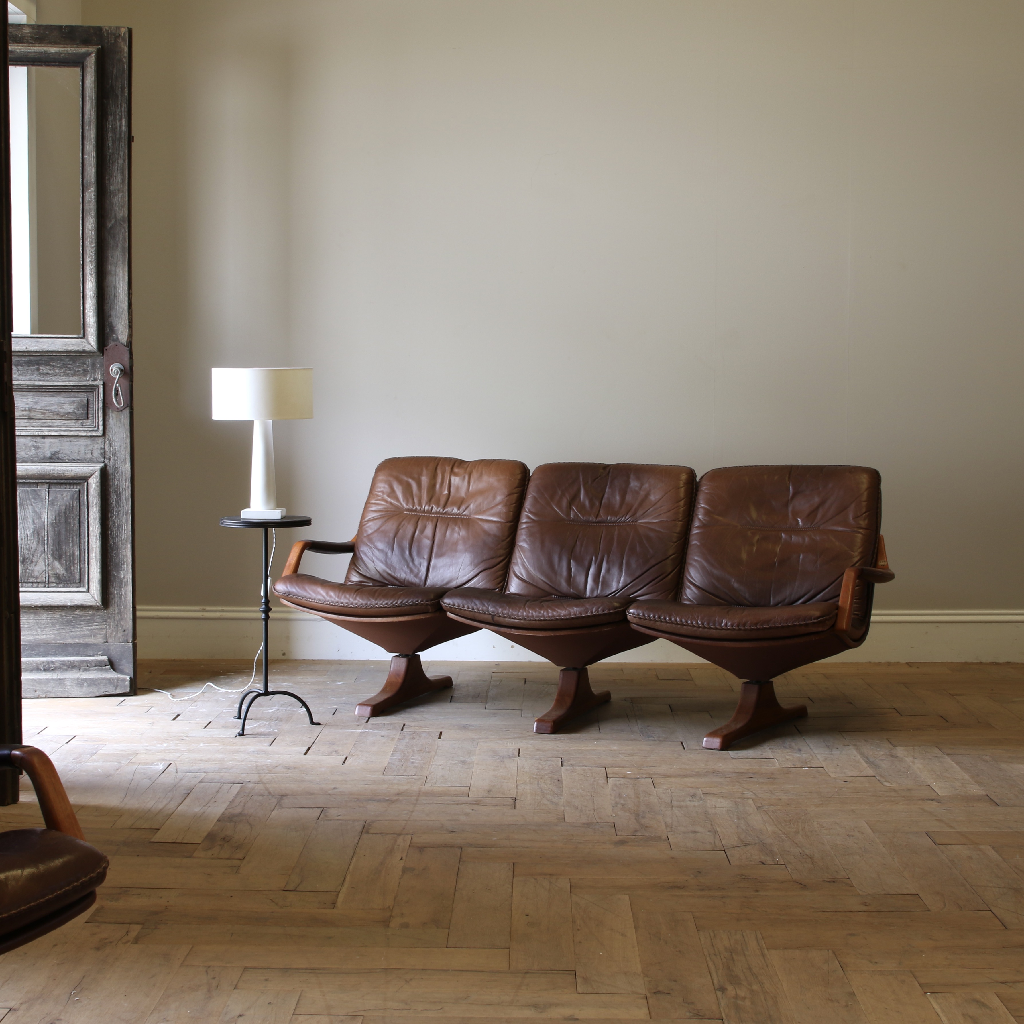 Mid-Century 3-Seater Couch and Chair